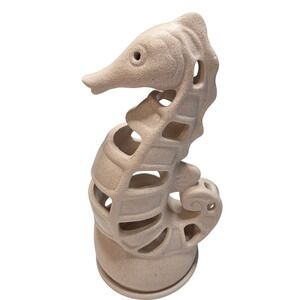 PartyLite Sand Seahorse Votive Tealight Candle Holder Beach Coastal  Retired